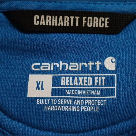 Carhartt Force Relaxed Fit Lightweight Full Zip Sweatshirt Size XL MSRP $64.99 - Picture 4 of 8
